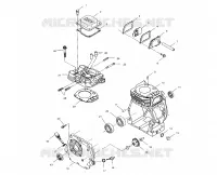 CARTERS MOTEUR   S01WB1AS (4961266126B002) pour Polaris 120 XC SP de 2001