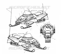 EMBLEMES   S01WB1AS (4961266126A007) pour Polaris 120 XC SP de 2001