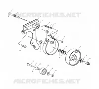 EMBRAYAGE   S01WB1AS (4961266126A014) pour Polaris 120 XC SP de 2001