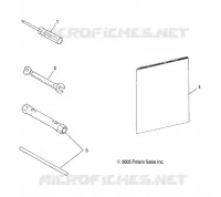 OUTILS   S01WB1AS (4997579757B10) pour Polaris 120 XC SP de 2001