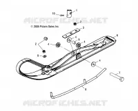 SKI   S01WB1AS (4997579757A12) pour Polaris 120 XC SP de 2001
