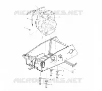 SUPPORT MOTEUR   S01WB1AS (4961266126B001) pour Polaris 120 XC SP de 2001