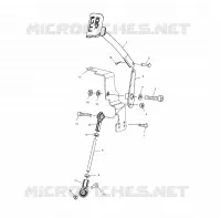 BIELLETTES DE MARCHE ARRIERE   S01ST4BS (4960786078B009) pour Polaris 500 CLASSIC TOURING de 2001