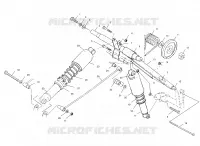 BRAS DE SUSPENSION ARRIERE   S01ST4BS (4960786078B014) pour Polaris 500 CLASSIC TOURING de 2001