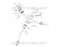 DIRECTION   GUIDON   S01ST4BS (4960786078B005) pour Polaris 500 CLASSIC TOURING de 2001