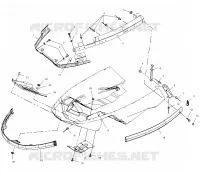 NOSEPAN   S01ST4BS (4960786078A007) pour Polaris 500 CLASSIC TOURING de 2001
