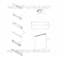 OUTILS   S01ST4BS (4960786078D002) pour Polaris 500 CLASSIC TOURING de 2001