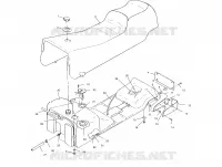 SIEGE ET RESERVOIR   S01ST4BS (4960786078A004) pour Polaris 500 CLASSIC TOURING de 2001