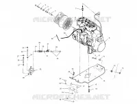 SUPPORT MOTEUR   S01ST4BS (4960786078B007) pour Polaris 500 CLASSIC TOURING de 2001