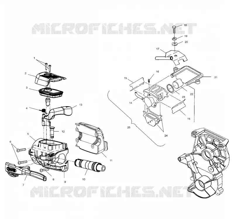FREIN - S01ST4BS (4960786078A014) Polaris SNOWMOBILES 500 2001 500 CLASSIC TOURING  500 CLASSIC TOURING