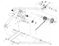 BRAS DE SUSPENSION ARRIERE   S01NP6ES (4961536153B010) pour Polaris 600 XC SP de 2001