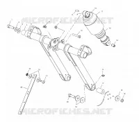 BRAS DE SUSPENSION AVANT   S01NP6ES (4961536153B009) pour Polaris 600 XC SP de 2001