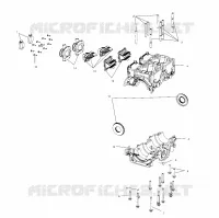 CARTERS MOTEUR   S01NP6ES (4961536153C007) pour Polaris 600 XC SP de 2001