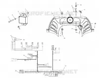 CONSOLE   S01NP6ES (4961536153A012) pour Polaris 600 XC SP de 2001