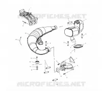 ECHAPPEMENT   S01NP6ES (4961536153C005) pour Polaris 600 XC SP de 2001