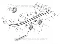 FIXATION RAIL (SUSPENSION)   S01NP6ES (4961536153B007) pour Polaris 600 XC SP de 2001