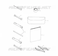 OUTILS   S01NP6ESX (4961536153D001) pour Polaris 600 XC SP de 2001