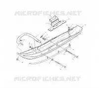 SKI   S01NP6ES (4961536153A014) pour Polaris 600 XC SP de 2001