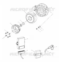 STATOR   S01NP6ES (4961536153C013) pour Polaris 600 XC SP de 2001