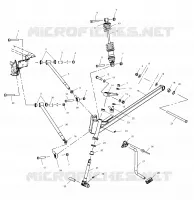 SUSPENSION AVANT   S01NP6ES (4961536153B001) pour Polaris 600 XC SP de 2001