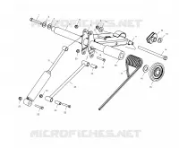 BRAS DE SUSPENSION ARRIERE   S01SM8BS (4961446144B011) pour Polaris 800 RMK 144 de 2001