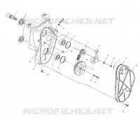 CARTER DE CHAINEE   S01SM8BS (4961446144B003) pour Polaris 800 RMK 144 de 2001