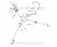 DIRECTION   GUIDON   S01SM8BS (4961446144B006) pour Polaris 800 RMK 144 de 2001