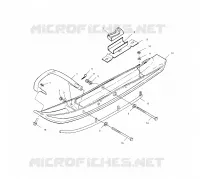 SKI   S01SM8BS (4961446144A014) pour Polaris 800 RMK 144 de 2001