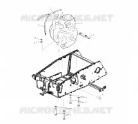 SUPPORT MOTEUR   S00WB1AS (4956195619B003) pour Polaris 120 XCR de 2000