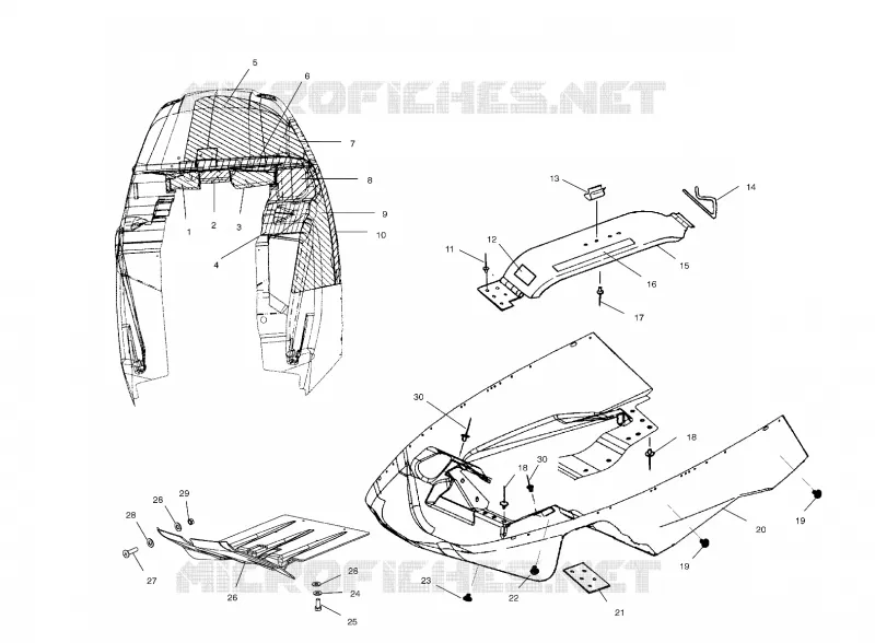 NOSEPAN - S00SP5CS (4954035403a008) Polaris SNOWMOBILES 500 2000 500 XC SP  500 XC SP