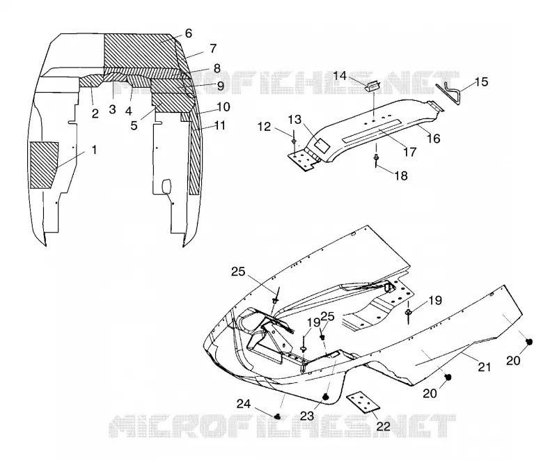 NOSEPAN - S00SP7AS (4954075407a008) Polaris SNOWMOBILES 700 2000 700 XC SP  700 XC SP