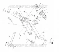 BRAS DE SUSPENSION AVANT   S00NX4FS (4956165616B011) pour Polaris 440 XCF EDGE de 2000