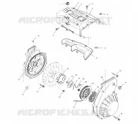 CARTERS REFROIDISSEMENT ET LANCEUR   S00NX4FS (4956165616C011) pour Polaris 440 XCF EDGE de 2000