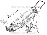 CHASSIS   S00NX4FS (4956165616A005) pour Polaris 440 XCF EDGE de 2000