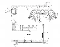 CONSOLE   S00NX4FS (4956165616A013) pour Polaris 440 XCF EDGE de 2000