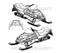 EMBLEMES   S00NX4FS (4956165616A011) pour Polaris 440 XCF EDGE de 2000