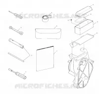 OUTILS / TOOL BOX   S00NX4FS (4956165616D003) pour Polaris 440 XCF EDGE de 2000
