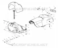 SIEGE AND RESERVOIR   S00NX4FS (4956165616A006) pour Polaris 440 XCF EDGE de 2000