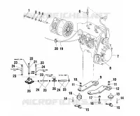 SUPPORT MOTEUR   S00NX4FS (4956165616C005) pour Polaris 440 XCF EDGE de 2000