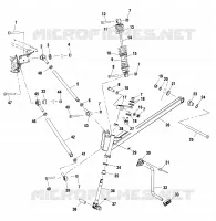 SUSPENSION AVANT   S00NX4FS (4956165616B001) pour Polaris 440 XCF EDGE de 2000