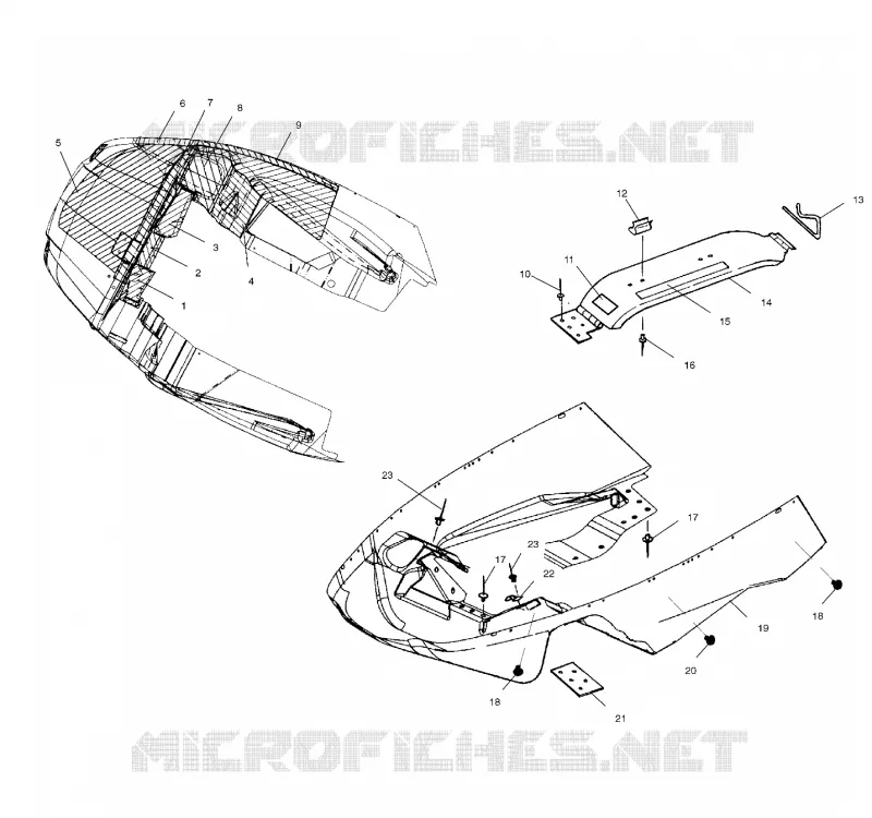 NOSEPAN - E99SS6DU (4948484848a009) Polaris SNOWMOBILES 600 1999 SKS  EUROPEAN 600 SKS - E99SS6DU