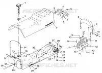 SIEGE ET RESERVOIR   099ST4DS (4950445044a006) pour Polaris TOURING de 1999