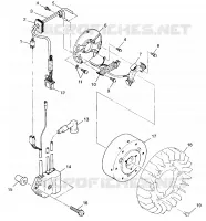 STATOR   099ST4DS (4950445044c009) pour Polaris TOURING de 1999