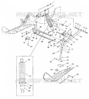 SUSPENSION AVANT AND SKI   099ST4DS (4950445044B001) pour Polaris TOURING de 1999