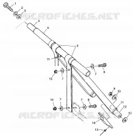 BRAS DE SUSPENSION AVANT 500 EFI 0973774 (4938423842B011) pour Polaris OTHERS de 1997