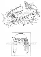 NOSEPAN 500 EFI 0973774 (4938423842A007) pour Polaris OTHERS de 1997