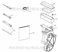 OUTILS 500 EFI 0973774 (4938423842D001) pour Polaris OTHERS de 1997