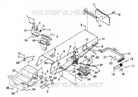 TUNNEL 500 EFI 0973774 (4938423842A005) pour Polaris OTHERS de 1997