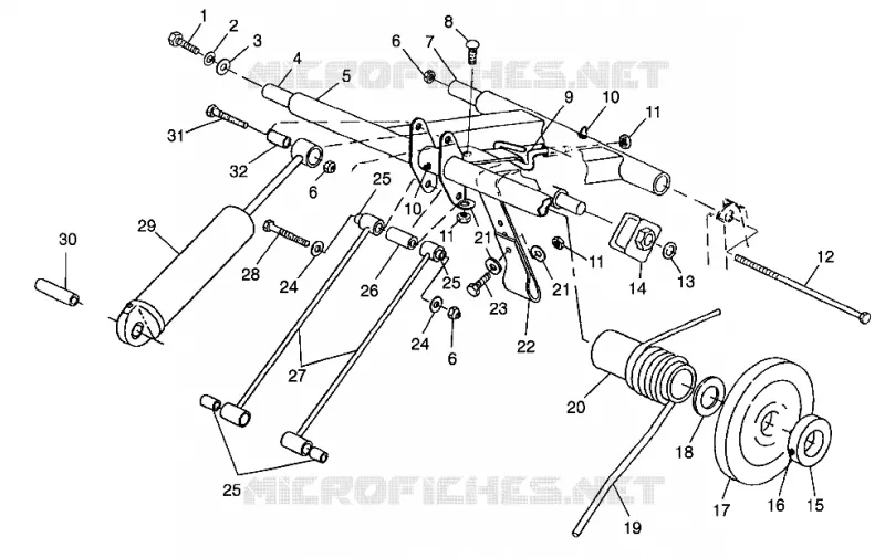 BRAS DE SUSPENSION ARRIERE STORM 0975782, STORM S.E. H975782, EUROPEAN STORM S.E. E975 (4937823782C004) Polaris SNOWMOBILES autre 1997 STORM  EURO STORM S.E. - E975782