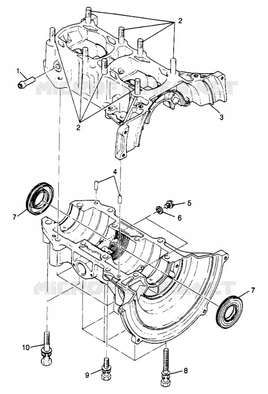 CARTERS MOTEUR TRAN SPORT 0970143 and EUROPEAN TRAN SPORT E970143 (4938293829C005) Polaris SNOWMOBILES autre 1997 OTHERS  EURO TRAN SPORT - E970143